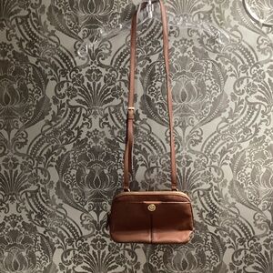 Anne Klein Brown Crossbody Bag
